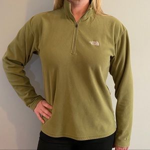 North Face Fleece Quarter Zip Jacket